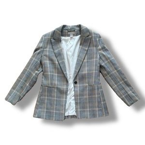 Plaid H&M blazer
